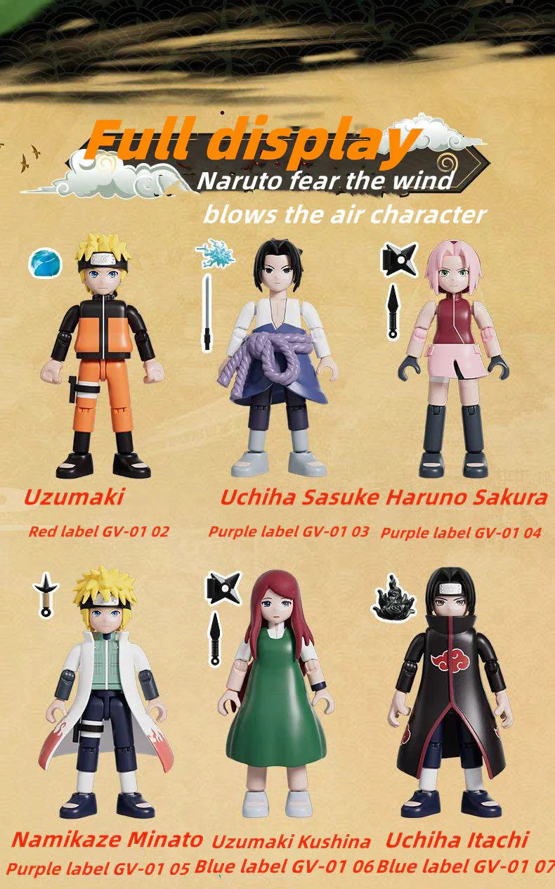 Sasuke/Itachi/Sakura Broco blind box Building blocks toys