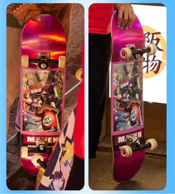 Boruto/Sarada Skateboard Professional skateboard Exquisite pattern skateboard