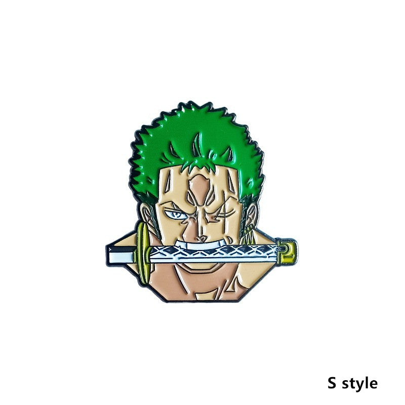 Luffy/Zoro Character Pin Badge