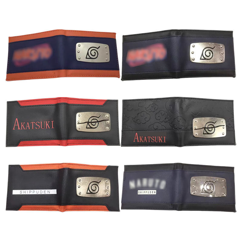 Uchiha Itachi Fashion exquisite wallet, quality leather, reasonable partition, convenient storage style