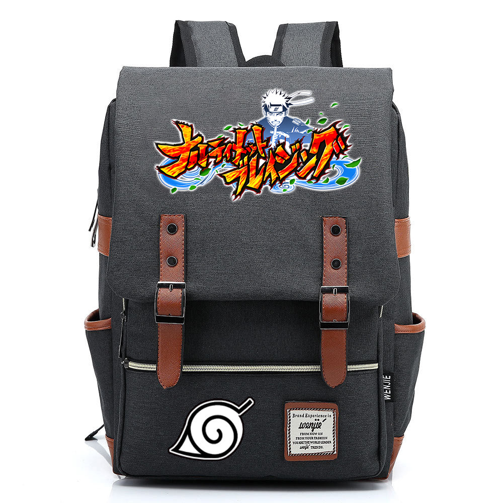 The Fire Shadow Ninja themed backpack, stylish and practical, carrying the ninja dream