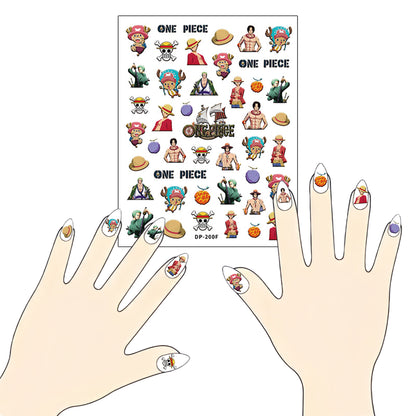 Luffy/Zoro Nail Stickers - A Must-Have Fashion Item For Anime Fans