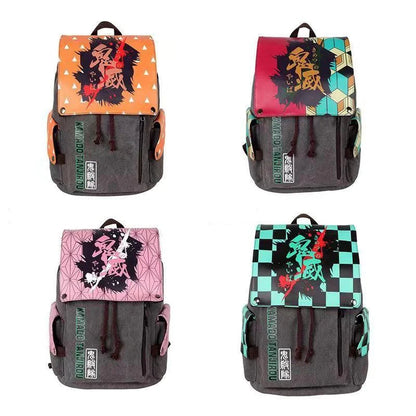 Tanjirou/Nezuko/Zenitsu/GiyuuSturdy Oversized Capacity Backpack