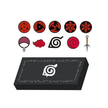 Sasuke/itachi/kakakshi Metal Badge Collection Mangekyou Sharingan