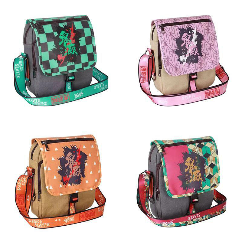 Tanjirou/Nezuko/Zenitsu/Giyuu small single shoulder bag bag students Satchel capacity is sufficient