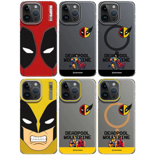 Deadpool/Wolverine iPhone silicone crash-resistant phone case