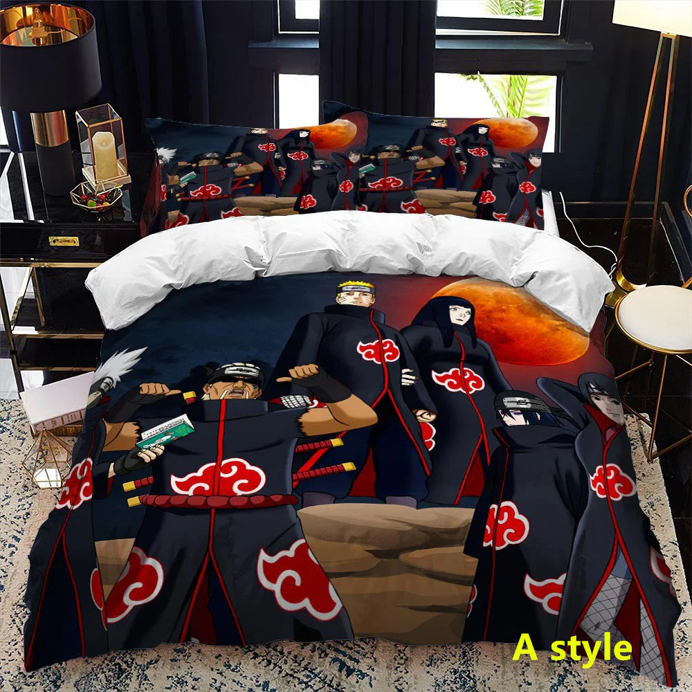 Sharingan /Dawn tissue Comfortable Home Textile Polyester Bedding 3 Sets