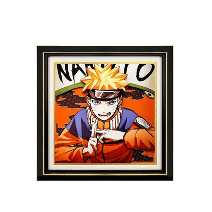 Uzumaki handsome cartoon handicraft 3D drawing