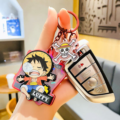 Luffy/Zoro/Nami modelling lovely cartoon keychain blind box