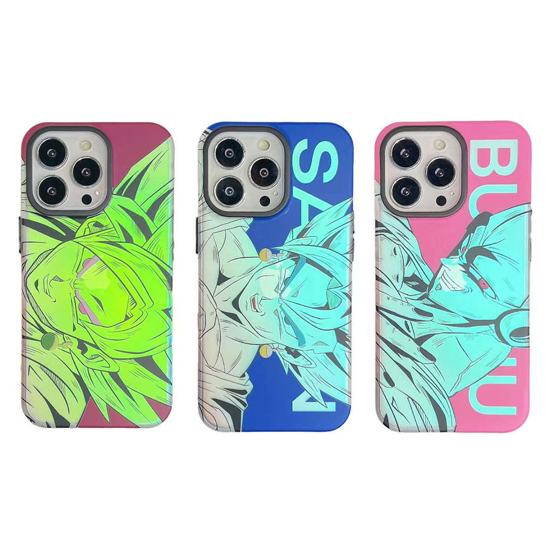 Goku/Vegeta/Buu iPhone silicone crash-resistant phone case