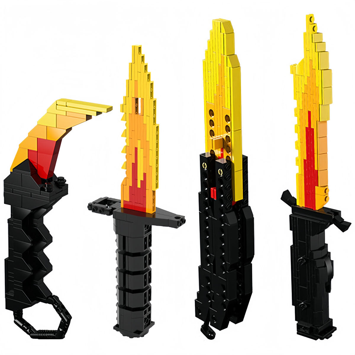 Rengoku Kyoujurou's flame Building Block Toy model