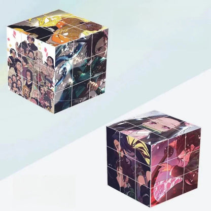 Tanjiro series puzzle cube can be used to decorate the table while exercising the hands-on ability.