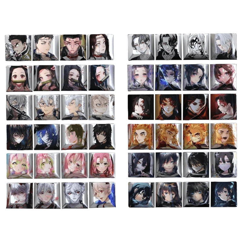 Nezuko/Tanjirou/Tokitou Muichirou Creative transparent cute mechanical keyboard cap