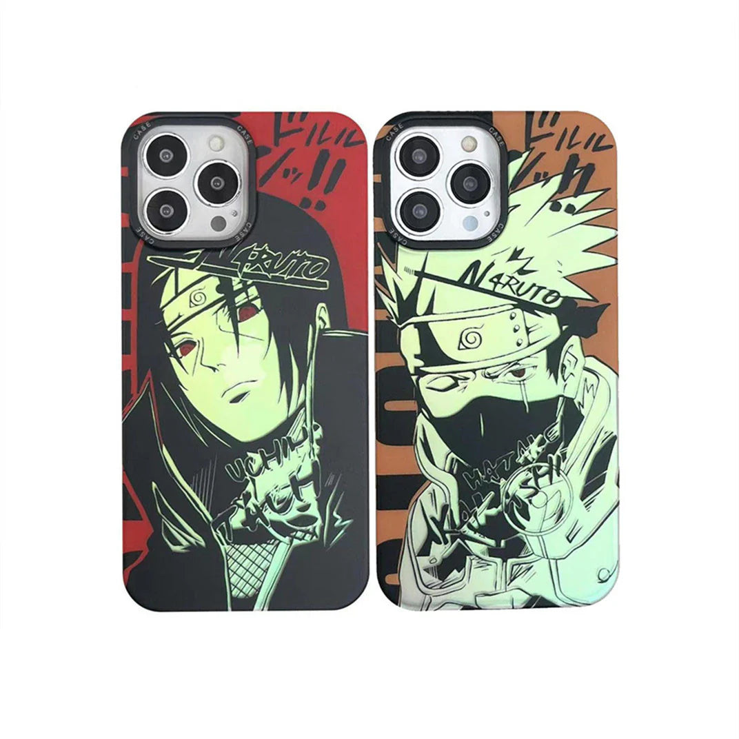 Itachi/Kakashi iPhone exquisite Trend Silicone Anti-collision phone case