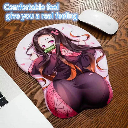 Nezuko Cute, sexy, funny and comfortable silicone mouse pad