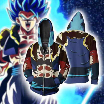 Gogeta/Roshi/Trunks/Goku Black cos Hoodie casual spring and autumn coat with hood