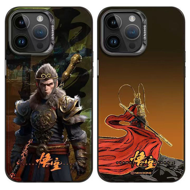 Monkey King iPhone exquisite Trend Silicone Anti-collision phone case