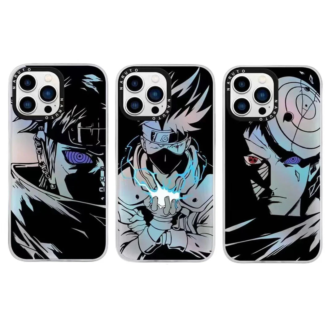 Pain/Kakashi/Obito iPhone exquisite Trend Silicone Anti-collision phone case