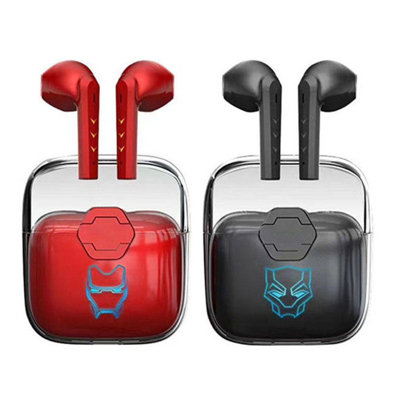 Black Panther/Iron Man Bluetooth High sound quality wireless headphones