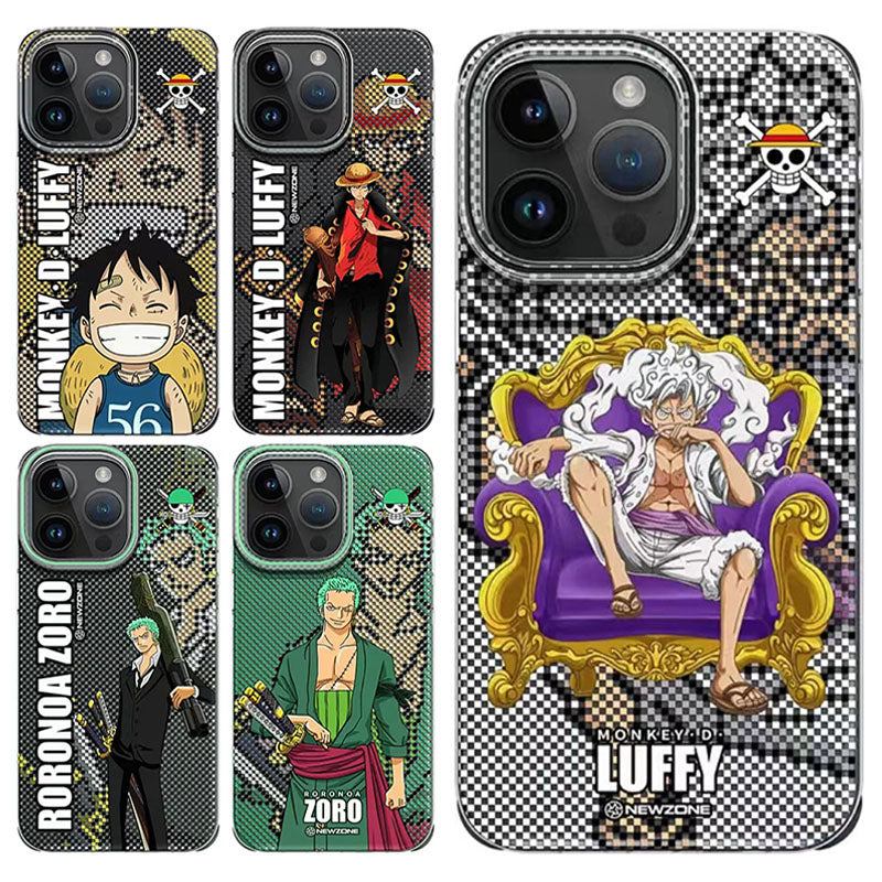 Luffy/Zoro iPhone silicone crash-resistant phone case