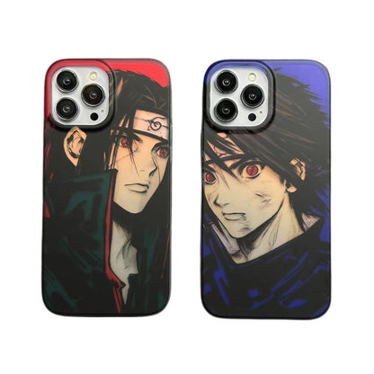 Sasuke/ itachi Apple refined trend silicone anti-collision phone case