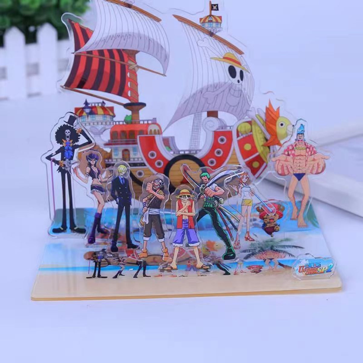 Luffy Straw hat pirates acrylic standing sign decoration