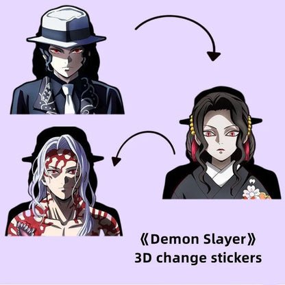 Tanjirou/Nezuko/Zenitsuuu/Inosuke wait A variety of roles 3D variation expression stickers