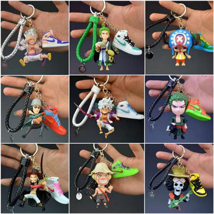 Nika luffy/Zoro character model keychain