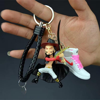 Nika luffy/Zoro character model keychain