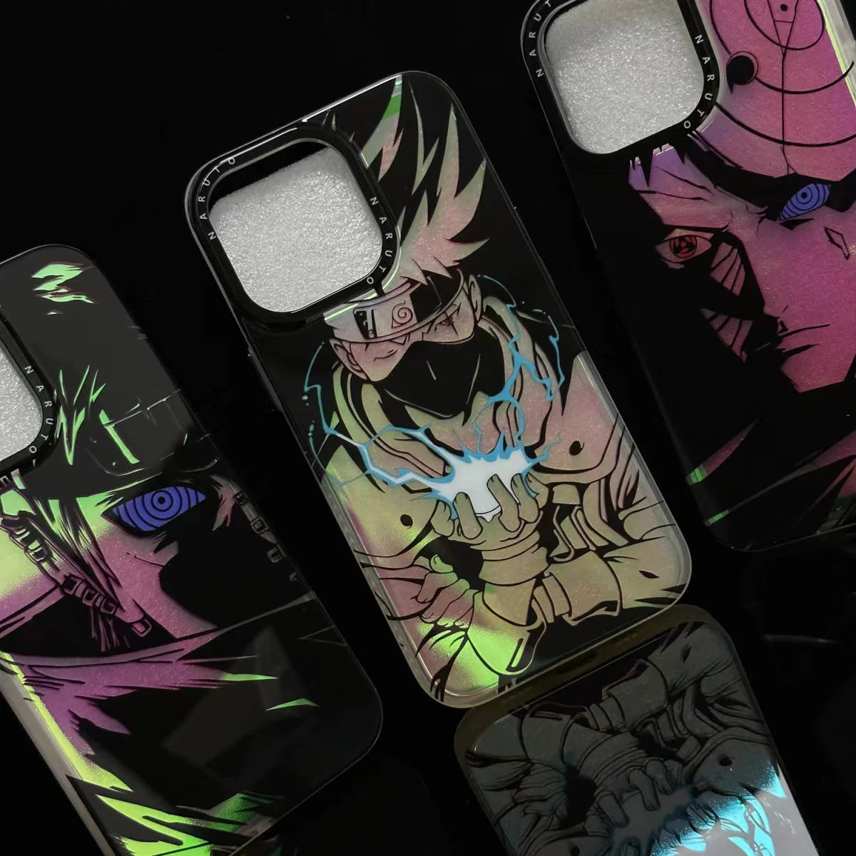 Pain/Kakashi/Obito iPhone exquisite Trend Silicone Anti-collision phone case