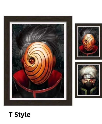 Uzumaki/Sasuke/Kakashi Hd 3d gradient decorative painting cool moving painting characters