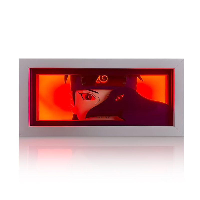 Sasuke/Kakashi/Obito/Itachi 3D Paper Sculpture Night Light - Light up the world of anime!