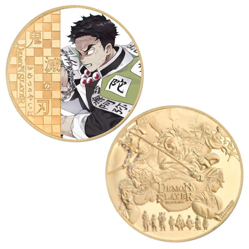 Kamado Tanjirou Bank Official 24K Gold Collection Commemorative Coins