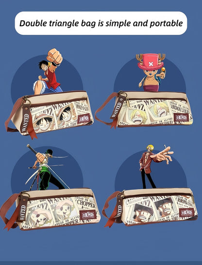 Luffy/Chopper/Zoro/Sanji figure pen bag with sufficient capacity