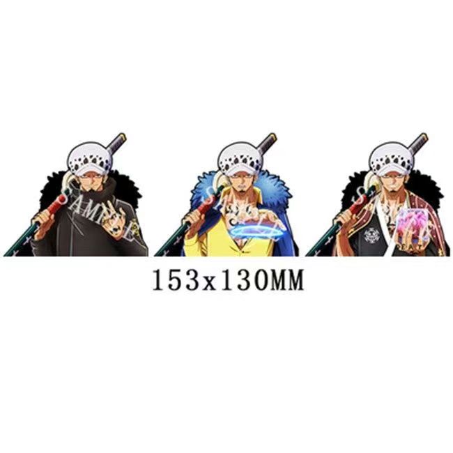 Luffy/Zoro/Nami 3D gradient stickers