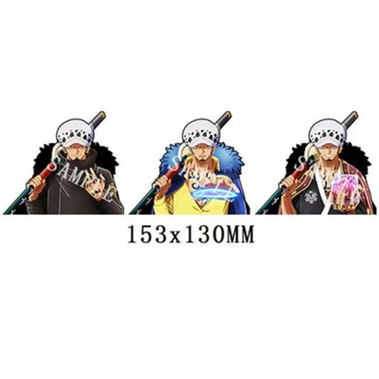 Luffy/Zoro/Nami 3D gradient stickers