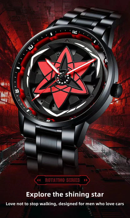 Sasuke/Madara/Itachi Sharingan rotating watch Handsome and cool watch