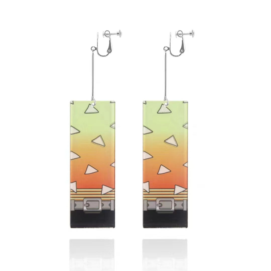 Tanjirou/Nezuko exquisite earrings for a unique charm