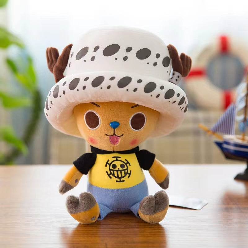 Luffy/Chopper/Ace/Sabo modelling lovely cartoon plush dolls toys