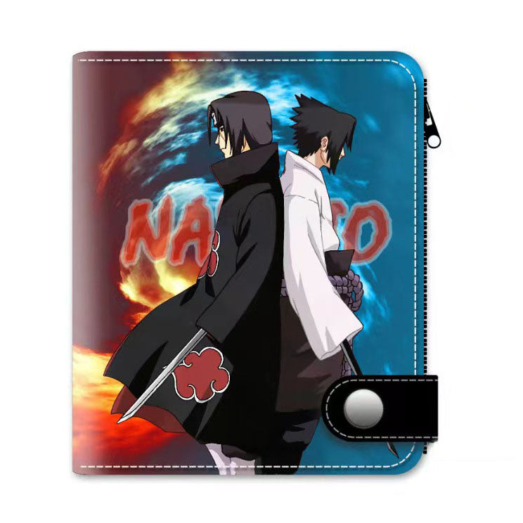 Sasuke/Itachi/Kakashi exquisite leather wallet with large capacity design and excellent quality