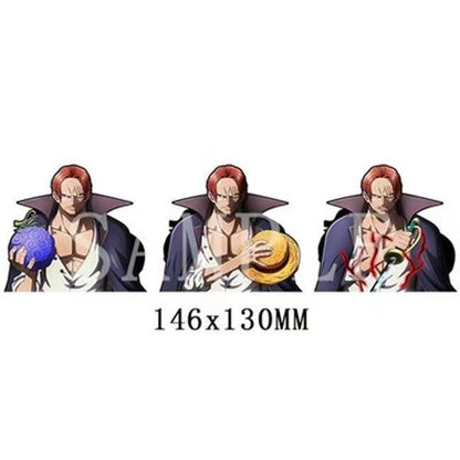 Luffy/Zoro/Nami 3D gradient stickers