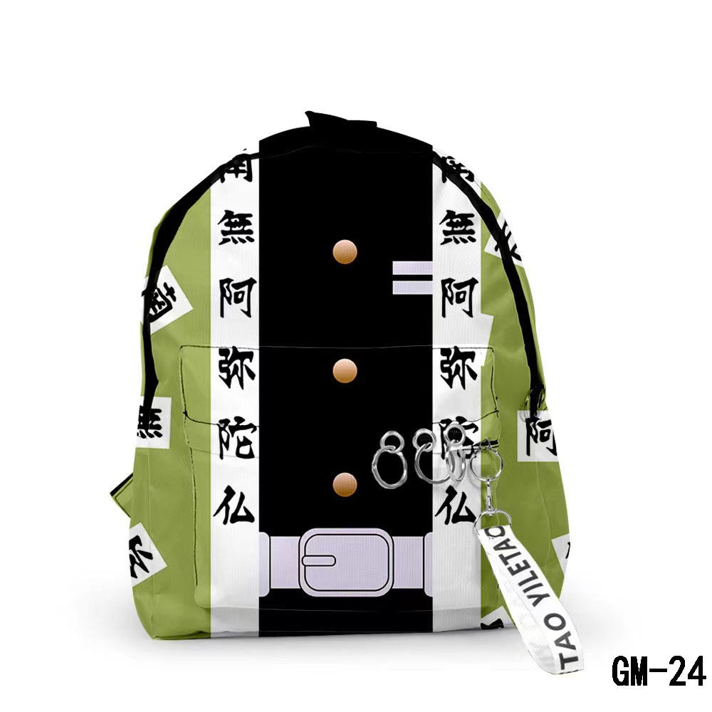 Tanjirou/Nezuko fashion backpack, large capacity space, simple and practical