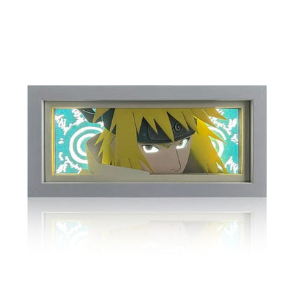 Sasuke/Kakashi/Obito/Itachi 3D Paper Sculpture Night Light - Light up the world of anime!