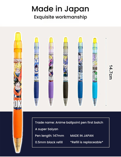 Goku/Vegeta Cool Push Ballpoint Pen- Feel the power of anime while writing