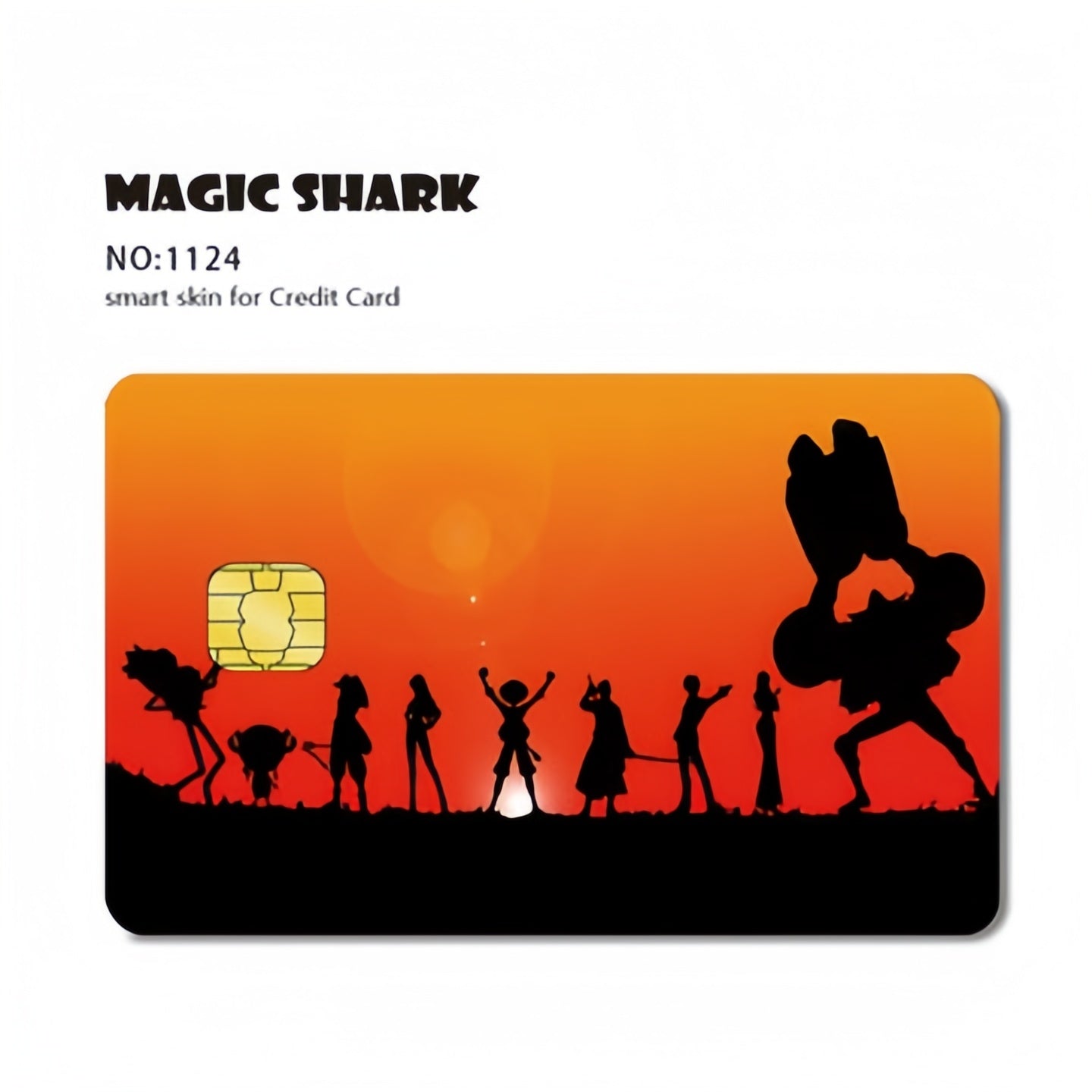 Luffy/Zoro Bank Card Thickened with crystal scrub personalized card stickers