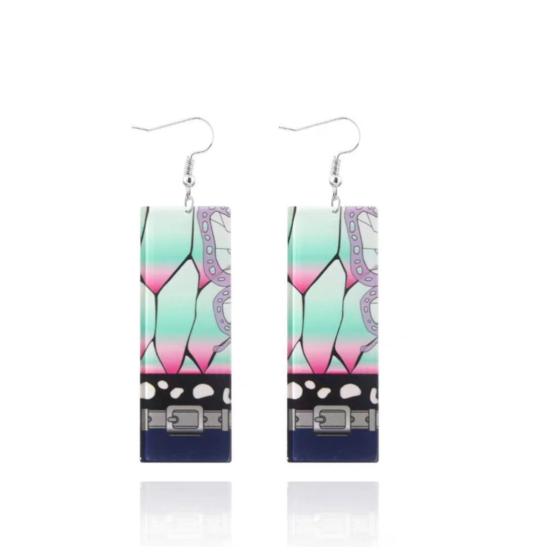 Tanjirou/Nezuko exquisite earrings for a unique charm