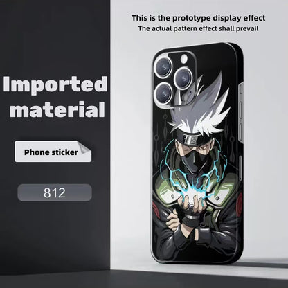 Sasuke/Kakashi/Itachi/Obito theme iPhone Phone back film sticker - a must-have for cool personality