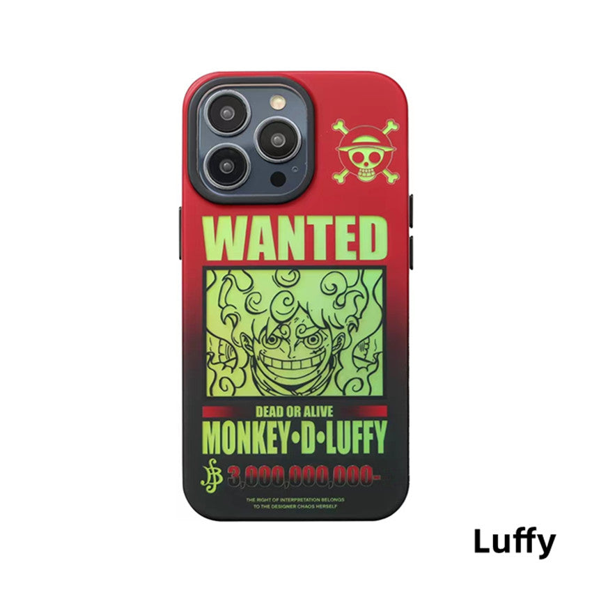 Luffy/Zoro iPhone exquisite Trend Silicone Anti-collision phone case