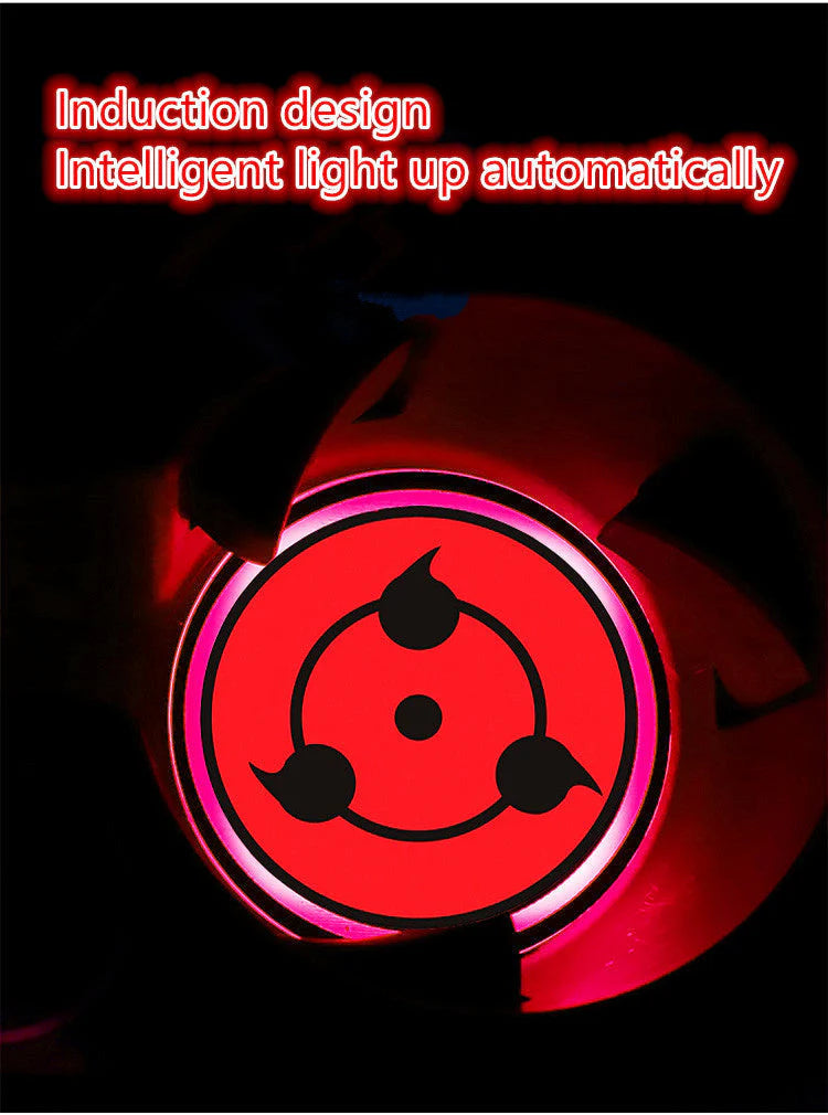 Sharingan Car 7 Color Changing Intelligent Sensing Coasters