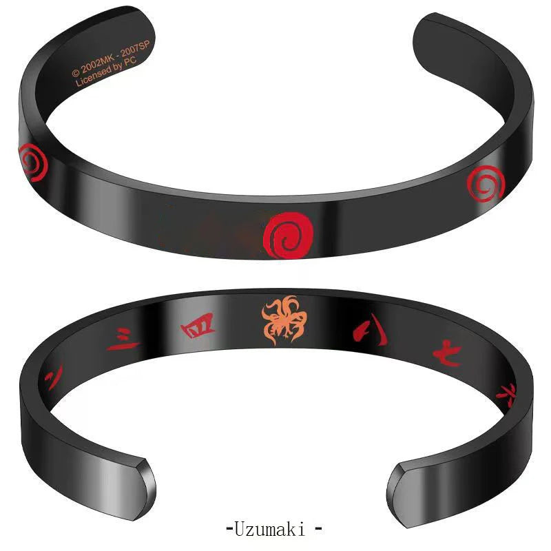 Jiraiya/Itachi secondary metal bracelets(internal diameter 64mm x 8mm)